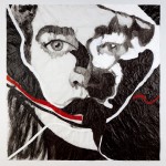 Adriana Molder, O Canto da Dama,2012 217x195cm, ink and acrylic on tracing paper