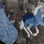 Diatopos-H.Pavlopoulou-Der Blaue Reiter 160x200cm